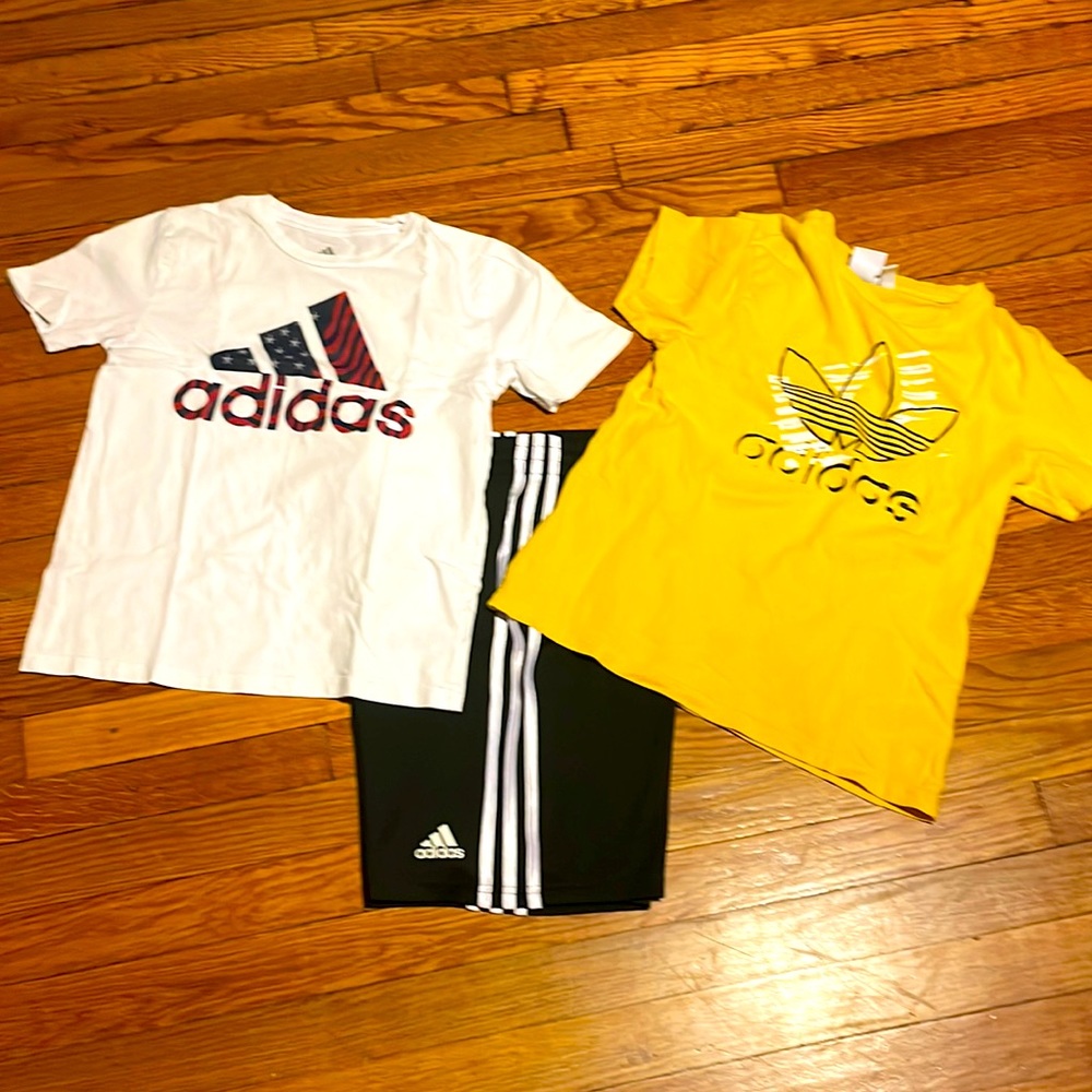 Adidas shirt and shorts set